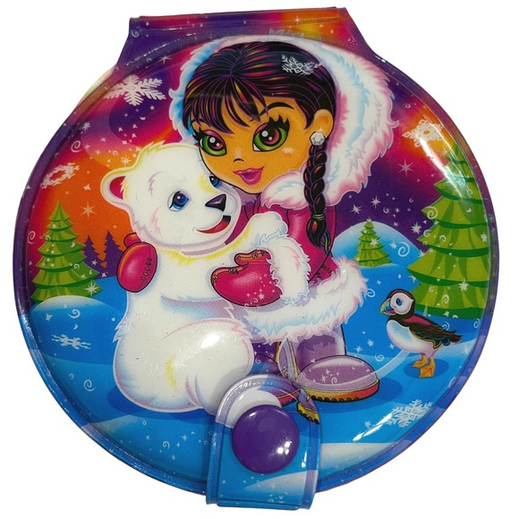 Lisa Frank 2005 -ish Anaña the Eskimo native girl diva Tikanni COMPACT notepad - Picture 1 of 3